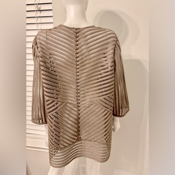 NWT Chico’s Travelers Novelty striped jacket size -3 - Picture 7 of 9